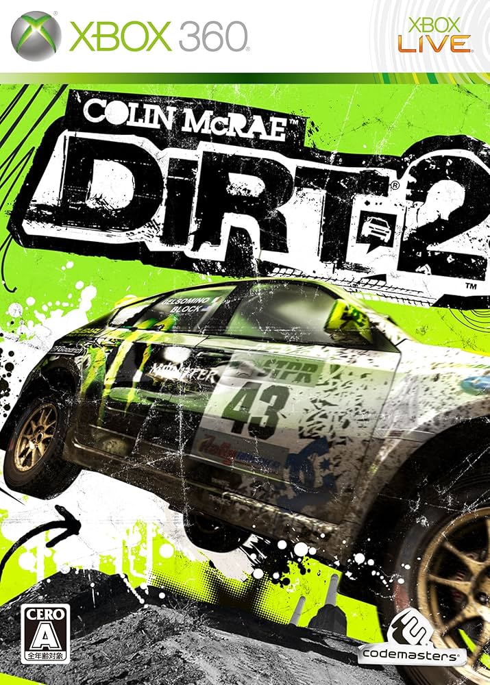 旧作B2大 ポスター　 コリン・マクレー ダート2　DiRT 2 Amazon.co.jp: コリン・マクレー ダート2 - Xbox360 : ゲーム